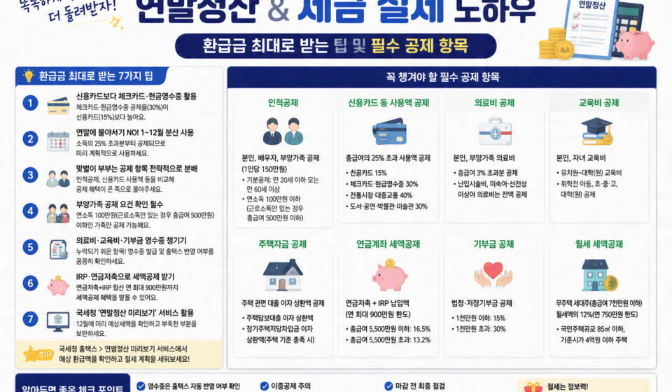 연말정산 절세