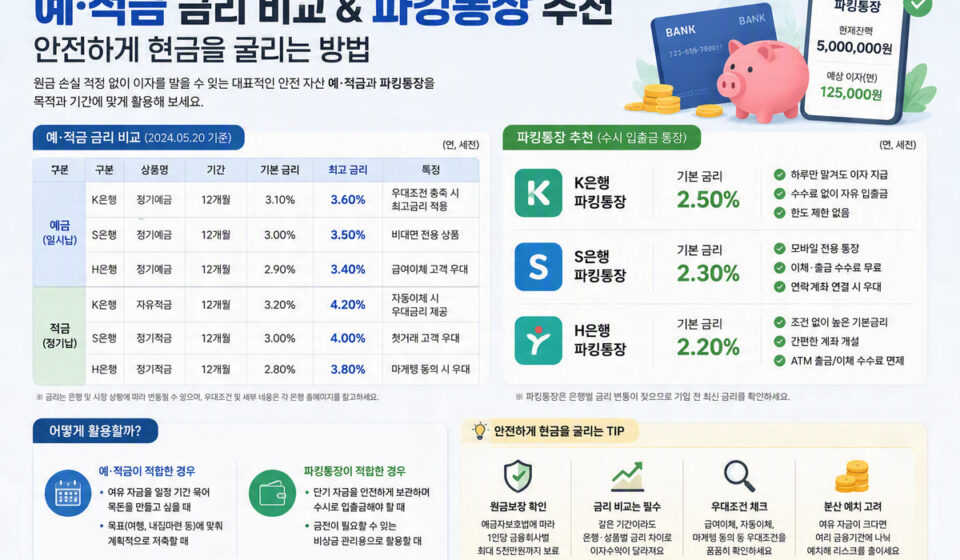 파킹통장 추천