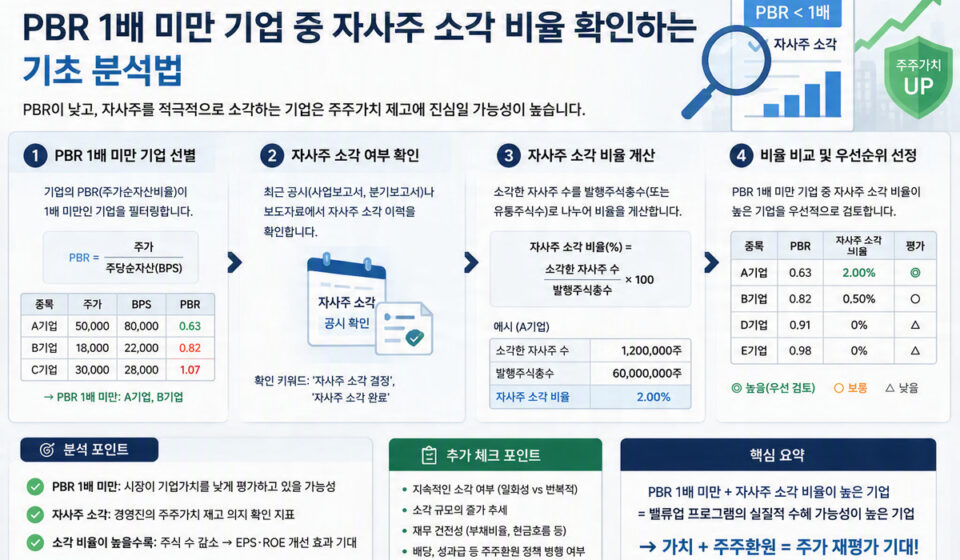밸류업 수혜주