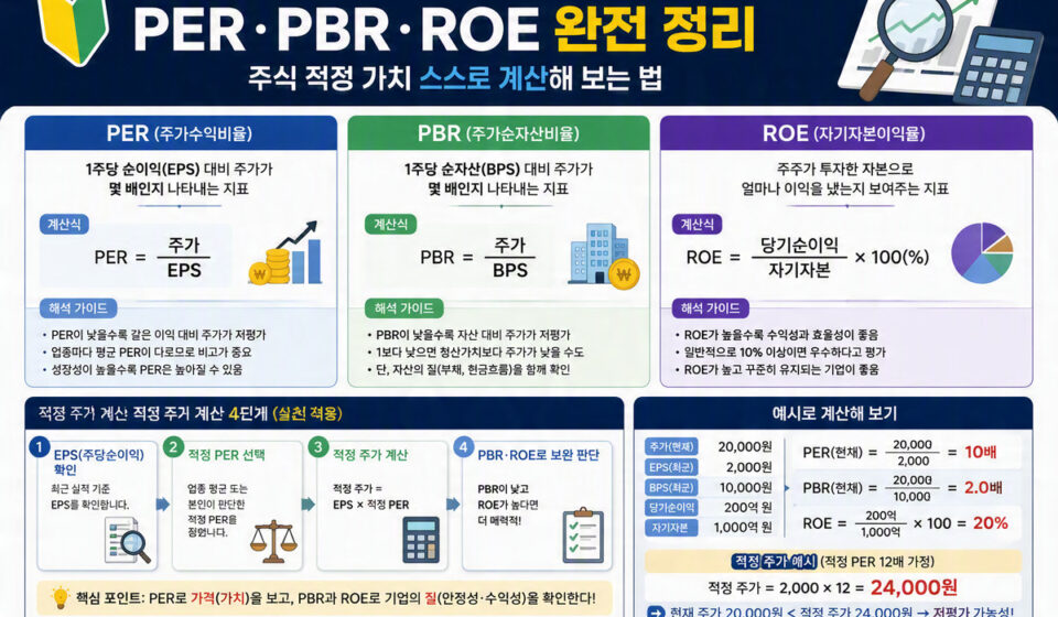 PER PBR ROE