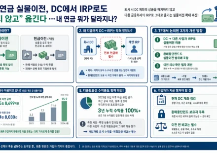 퇴직연금 실물이전