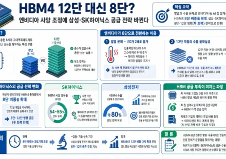 HBM4 8단 전환