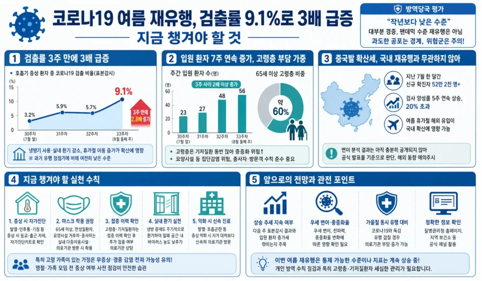 코로나19 여름 재유행