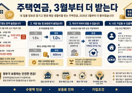 주택연금 가입조건