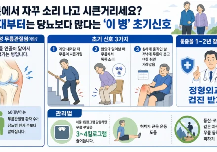 무릎관절염 초기증상