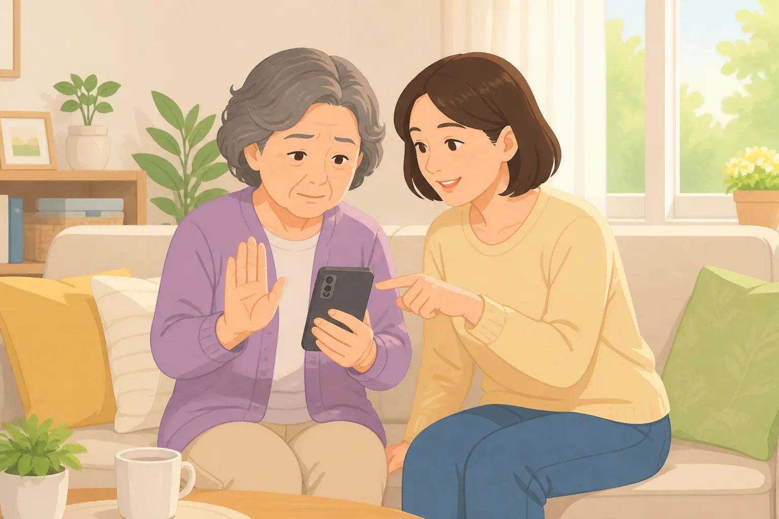 딥페이크 영상으로 전문가를 사칭하는 투자 리딩방 사기 수법 일러스트